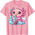 Axolotl Bubble Tea Boba Anime Kawaii Axolotl T-Shirt Unisex T-shirt, Sweatshirt, Hoodie, Long Sleeve Tee