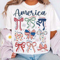 America Coquette God Say You Are Bible Verse Shirt, USA 4th of July Shirt, Girly Patriotic Memorial Day Tee, Independence Day Gift