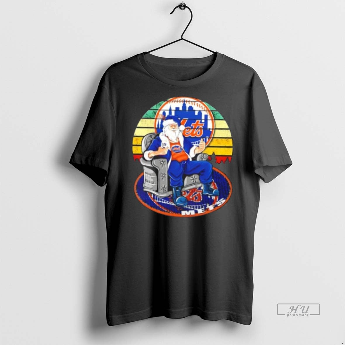 Officials New York Mets X Santa Claus Christmas Vintage Premium Tee Shirt Sweater