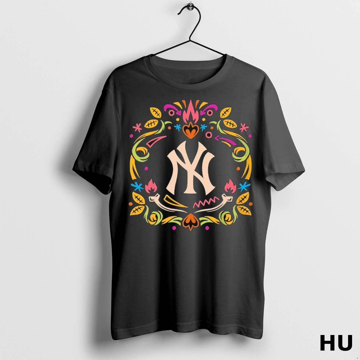 Officials New York Yankees Dia De Los Muertos Mlb Celebration T Shirt