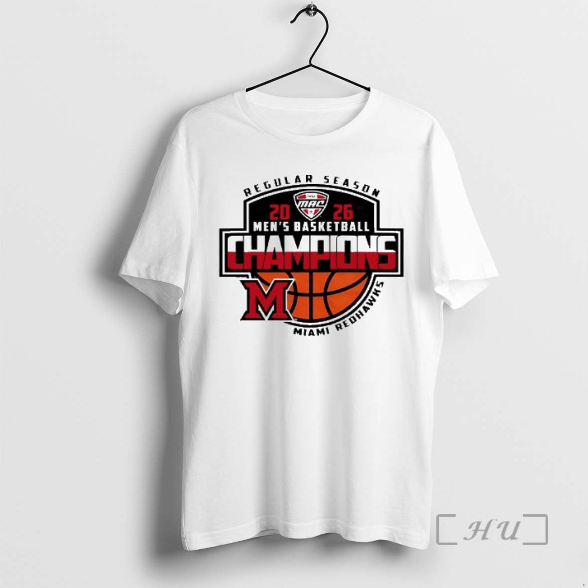 Officials Regular Season 2026 Mens Basketball Champions Miami Redhawks Unisex T-shirt, Sweatshirt, Hoodie, Long Sleeve Tee