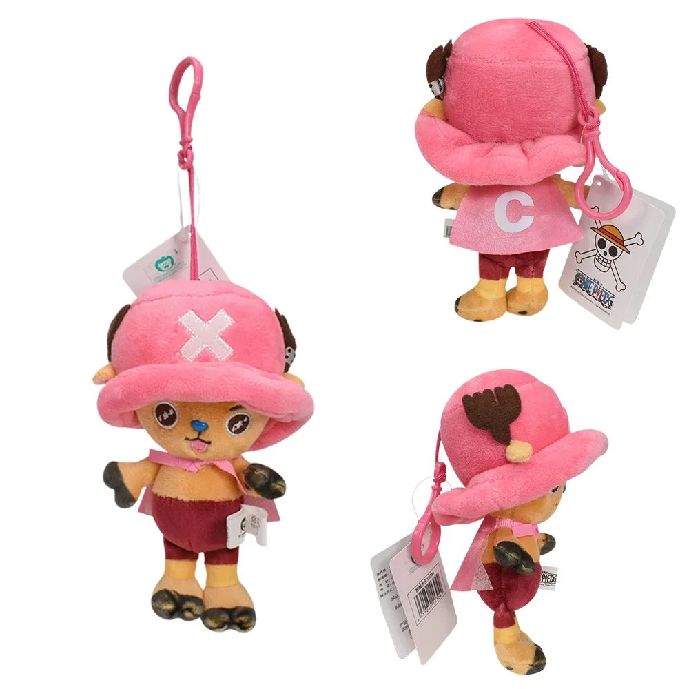 One Piece Pink Hat Chopper Plushy Pendant Keychain