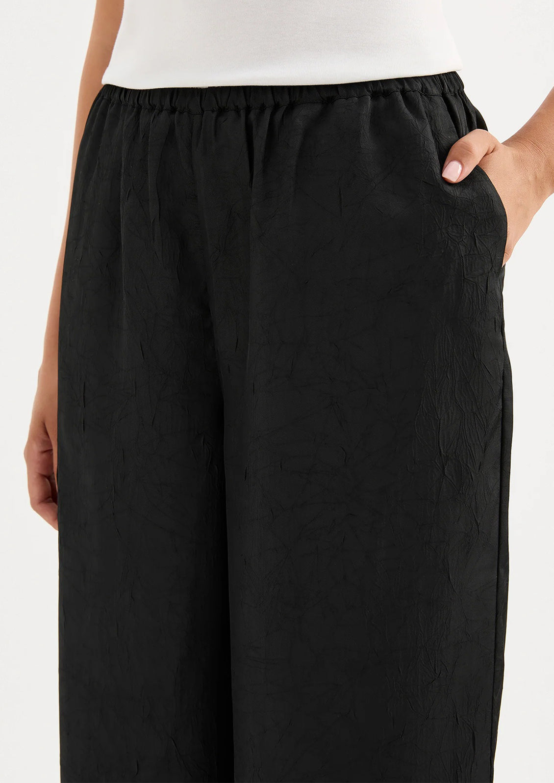 Pandora Crushed Satin Pant