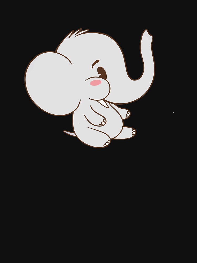 elephant cartoon by zaher97 Unisex T-shirt, Sweatshirt, Hoodie, Long Sleeve Tee