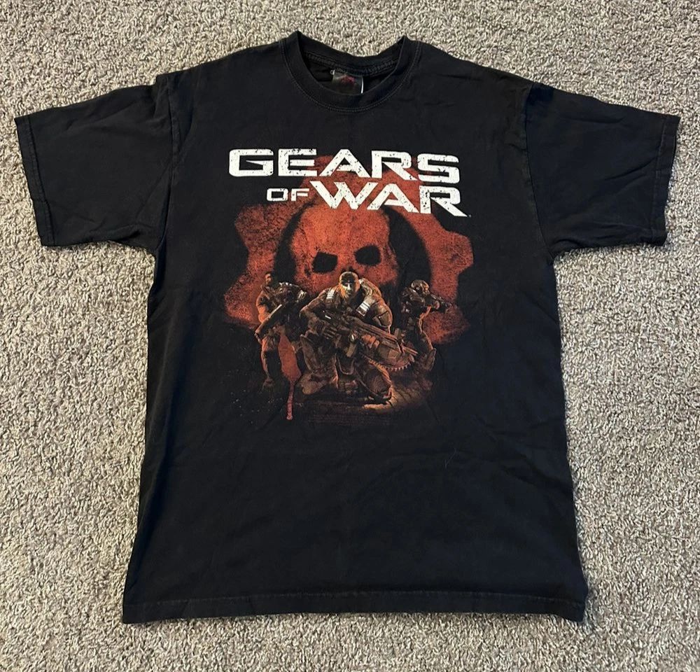 Vintage Gears of War T Shirt Y2K Video Game Graphic Tee Unisex S-5XL Unisex T-shirt, Sweatshirt, Hoodie, Long Sleeve Tee